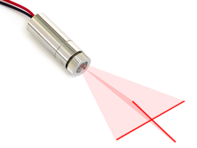 Modulo laser regolabile generatore di linea trasversale