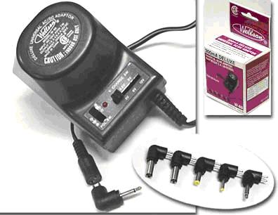 AC/DC Universal Adaptor 1.5 to 12 Volts