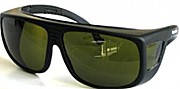 Safety eyewear for infrared and green laser