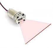 Module laser rouge focussable, générateur de ligne