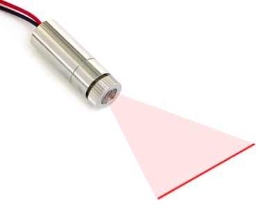 Module laser rouge focussable, générateur de ligne