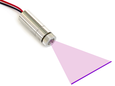 405nm Module Laser à Ligne Violette, 50mW, 80mW, 100mW Générateur de Ligne  Laser Violette