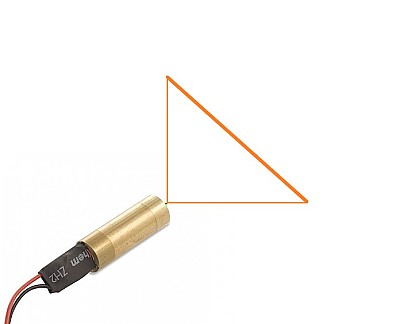 Module Laser Orange (593 nm) gnrateur de ligne