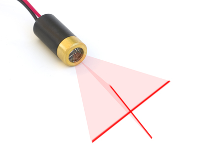Red cross line laser module
