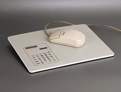 Mousepad con calcolatrice